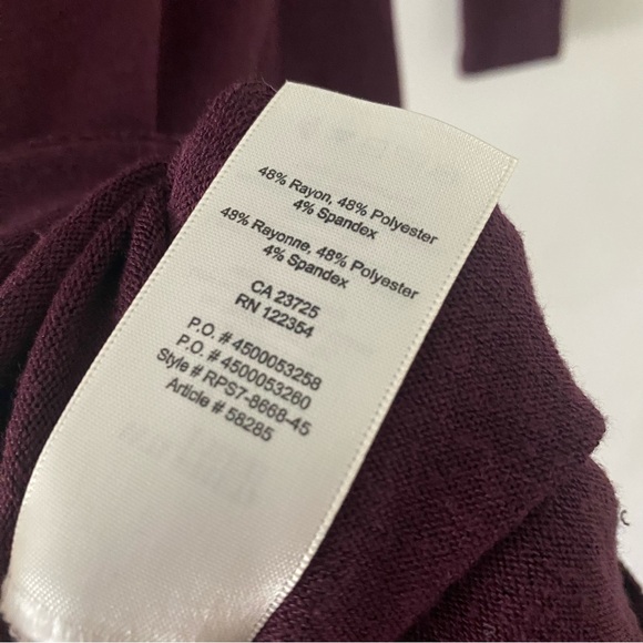 Wilfred plum rouge front mini longsleeve dress - Picture 5 of 6